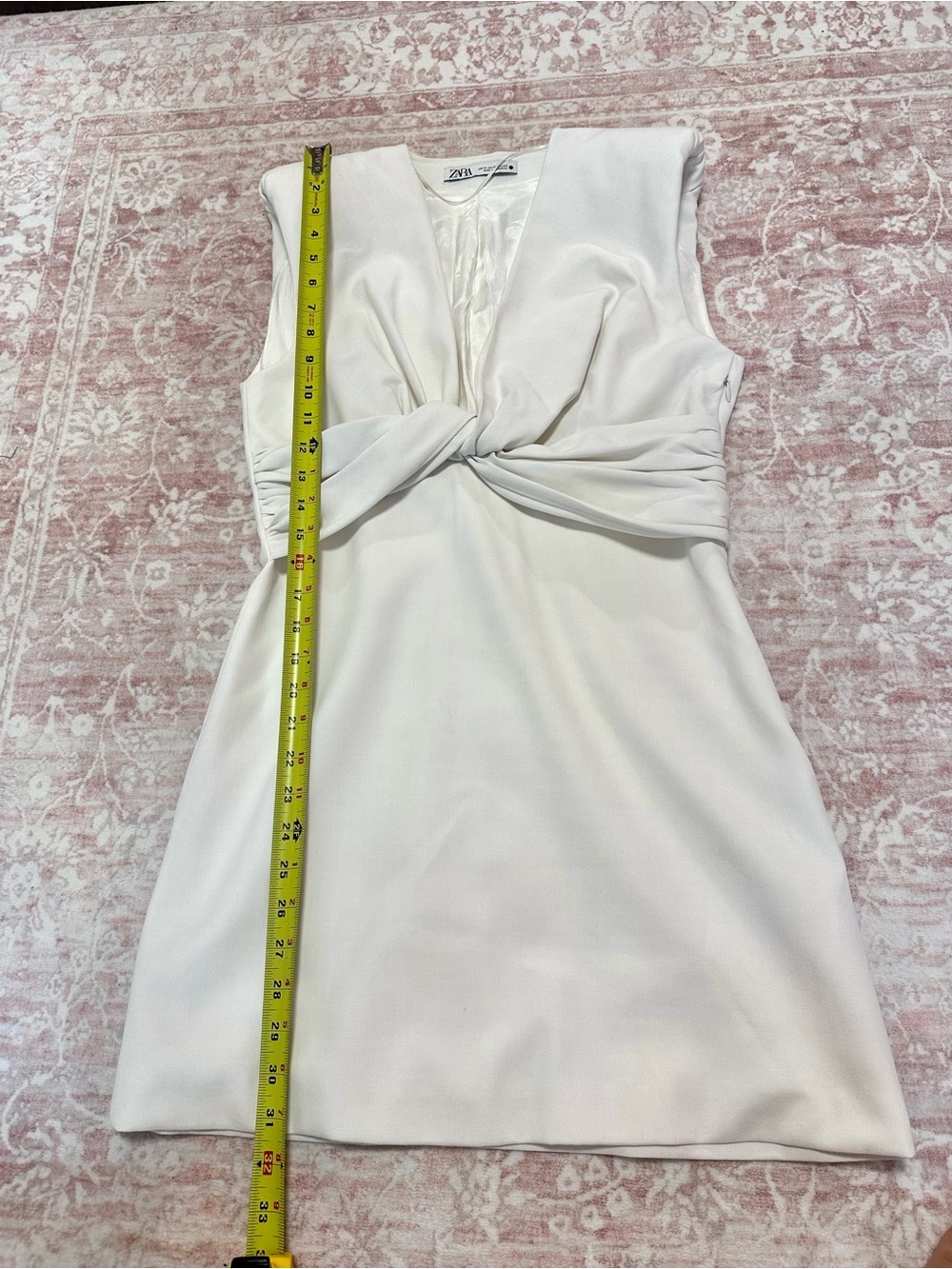 ZARA 🤍 Twist V Neck Mini Dress - Picture 12 of 13